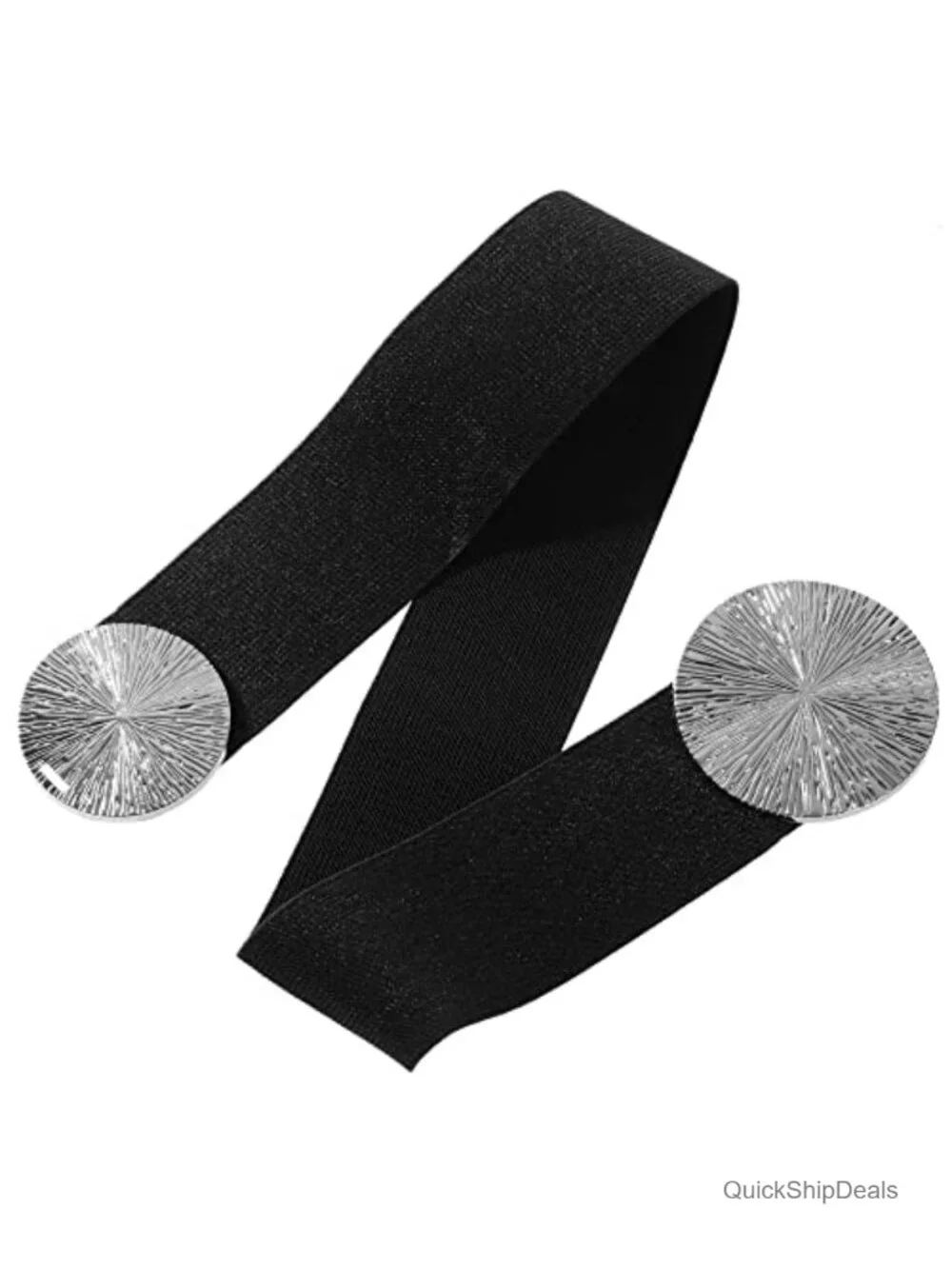Stretchy Wide Elastic Waist Belt Women Adjustable Cinch Belt